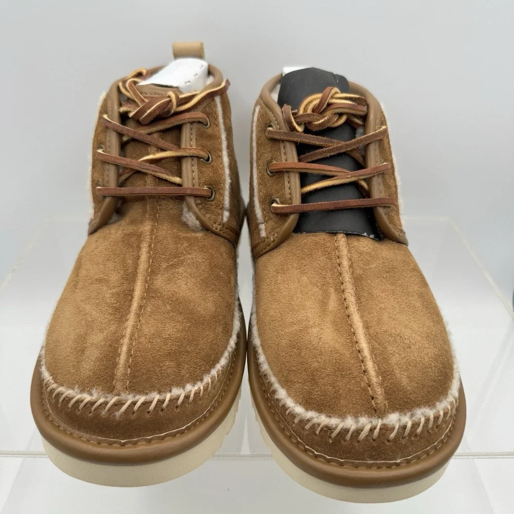 NEW! UGG Neumel Stitch Chestnut Chukka Boots 1094398 Men's 5 / Women's 6